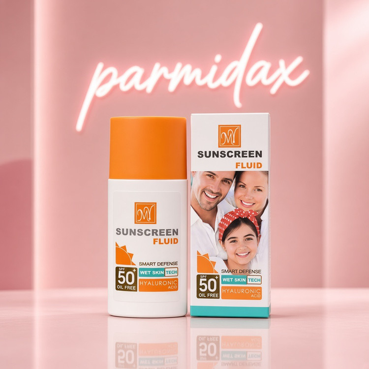 ضد آفتاب فلوئید مای مدل هیالورونیک اسید SPF50 حجم 50 میلی لیتر